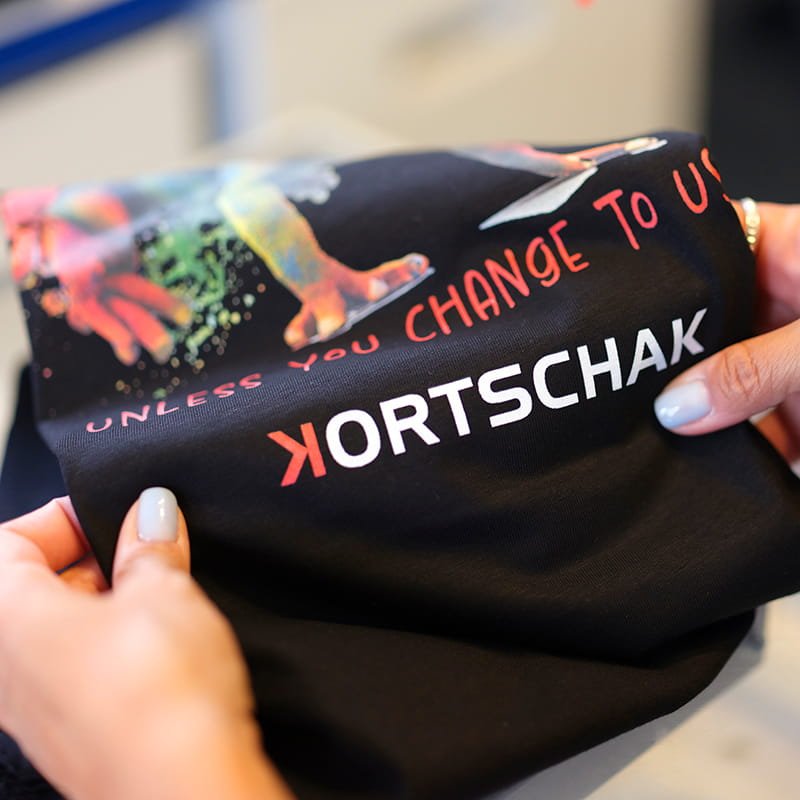 Bedrucktes T-Shirt aus dem Textildruck